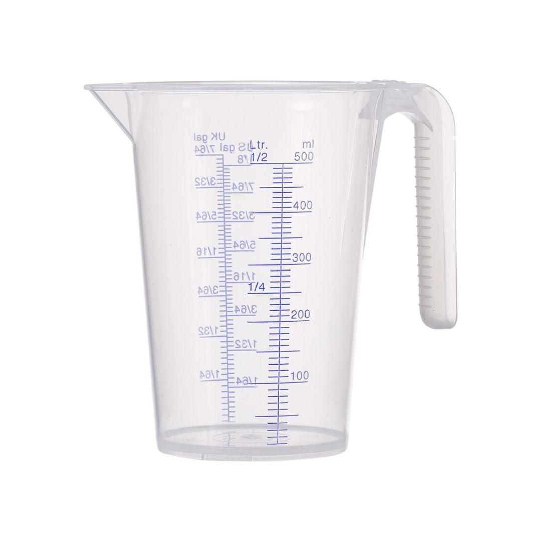 Pressol Measuring jug 07061 PP-0.5L , transparent-scale ml/l-US gal/UK gal-Measuring jug-Pressol-Detailing Shed