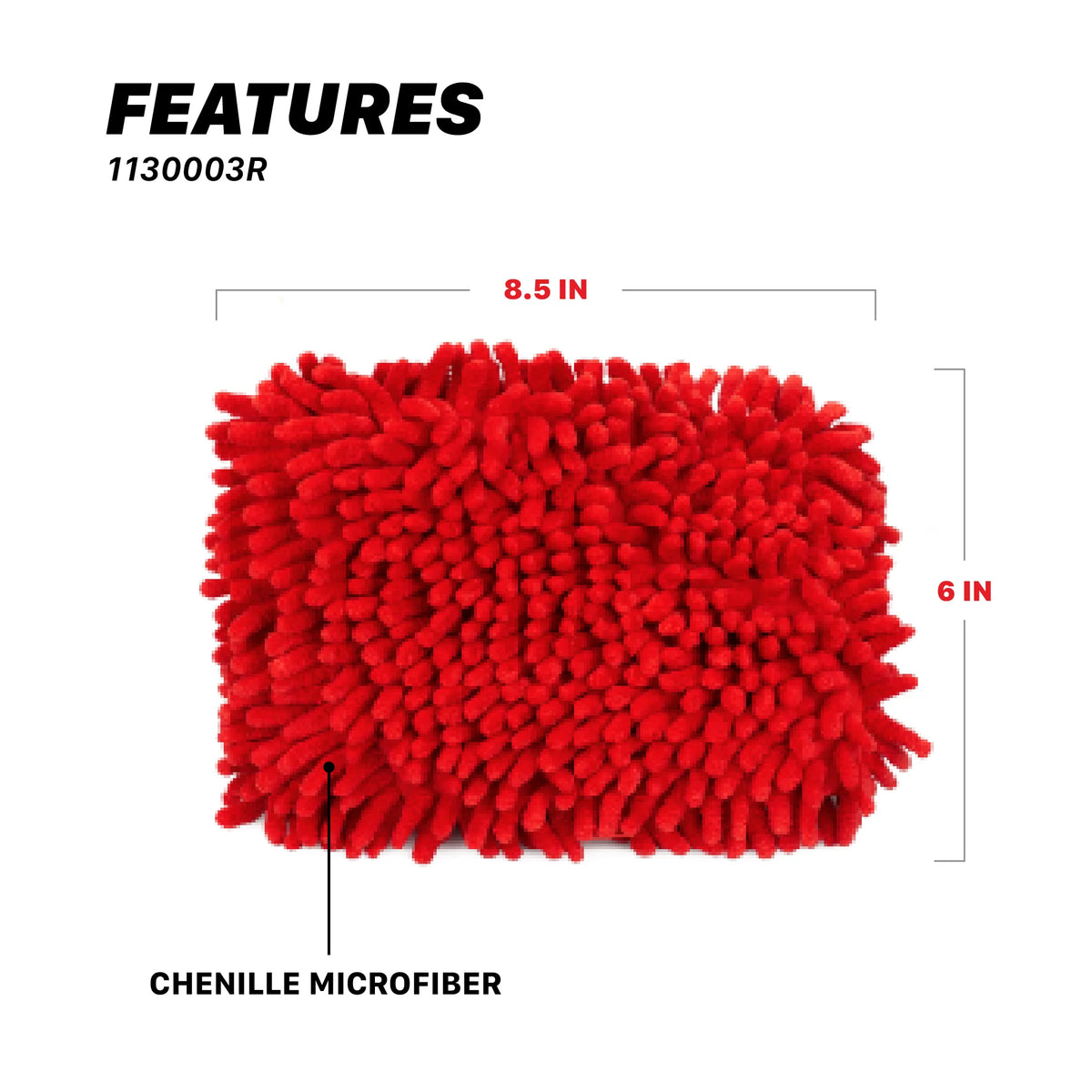 Maxshine Chenille Microfiber Wash Pad