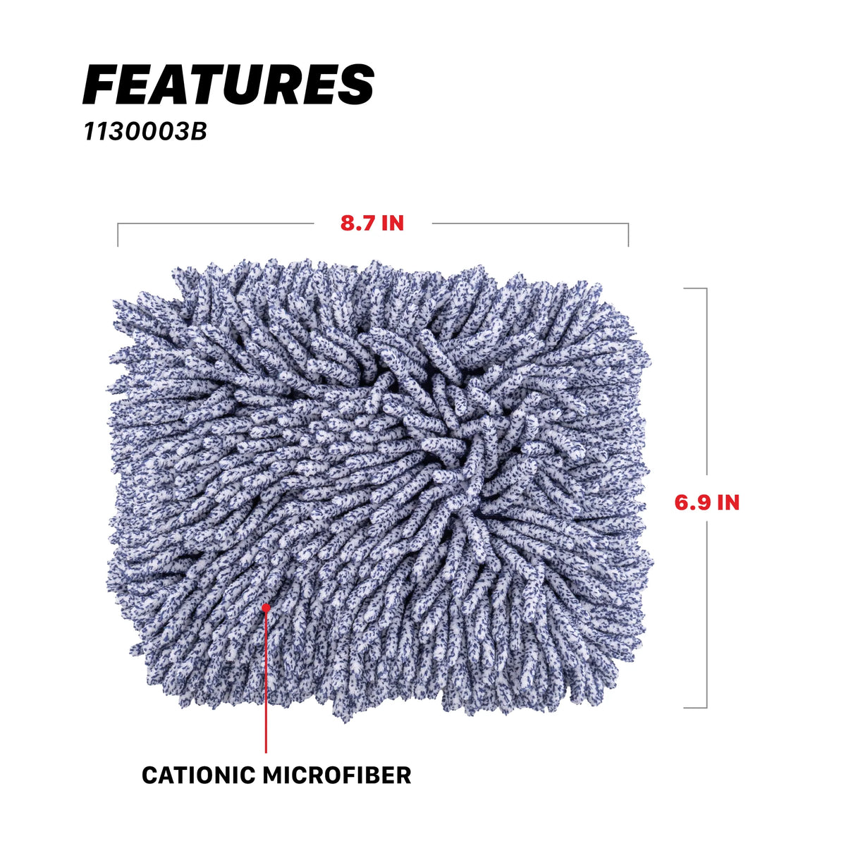 Maxshine Chenille Microfiber Wash Pad