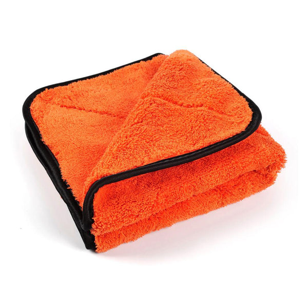 Maxshine Ultra Plush Drying Towel 1000gsm 40x40cm Orange/Black Seam-MicroFibre-Maxshine-Detailing Shed