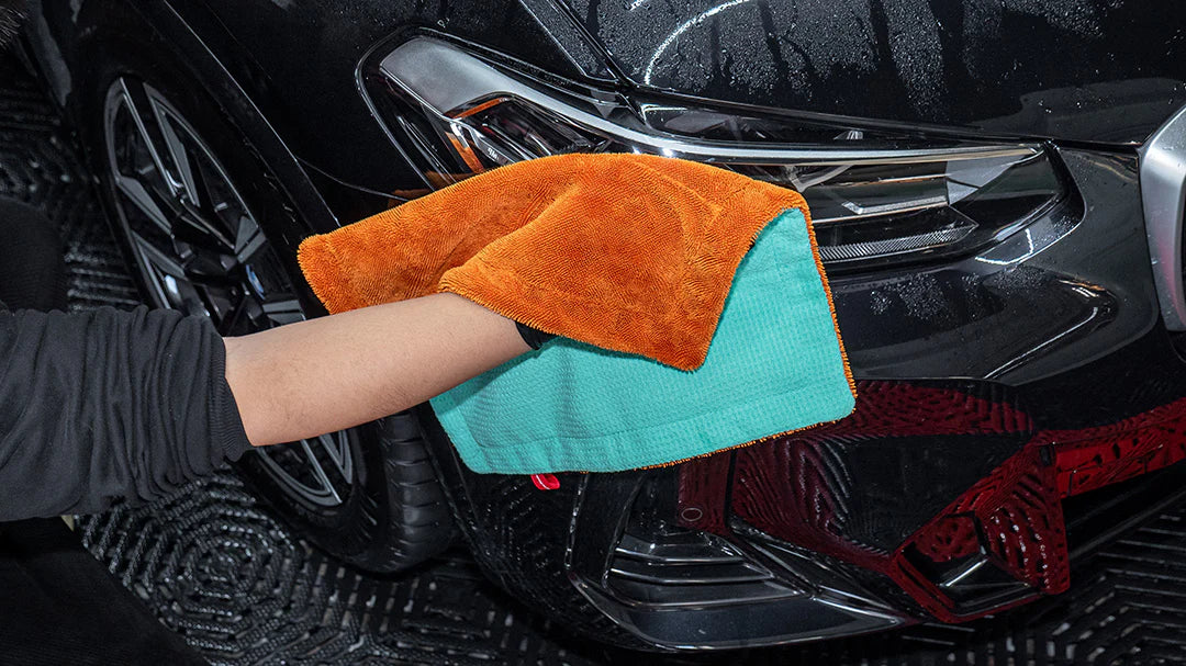 Maxshine Twisted Loop & Waffle Weave Multi-Cleaning Towel 1000GSM