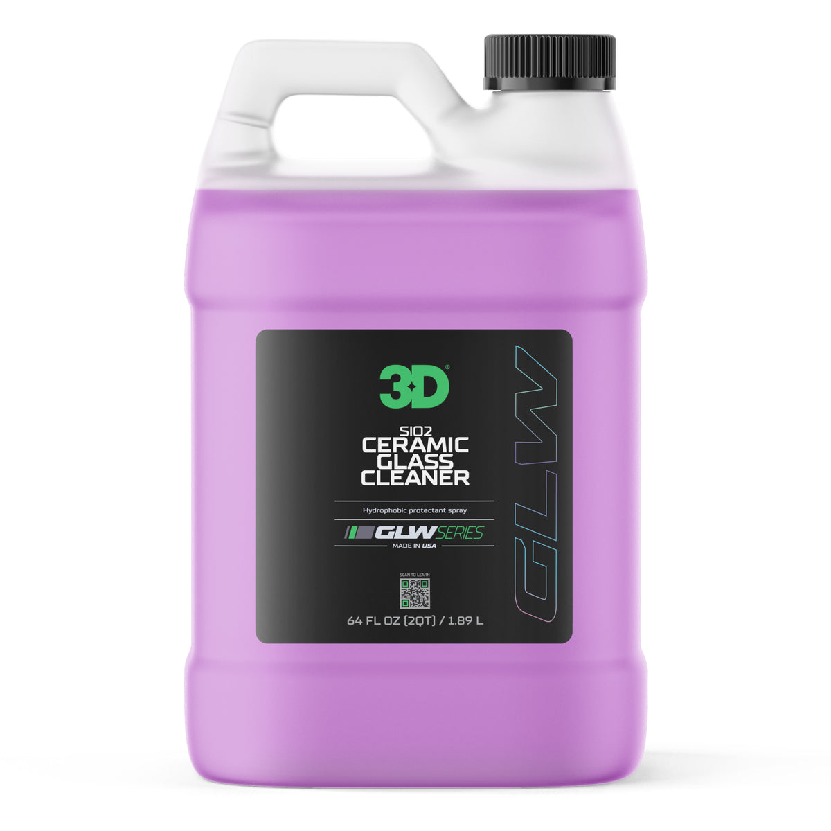 3D GLW Series SiO2 Ceramic Glass Cleaner-GLASS CLEANING-3D Car Care-1.9L-Detailing Shed