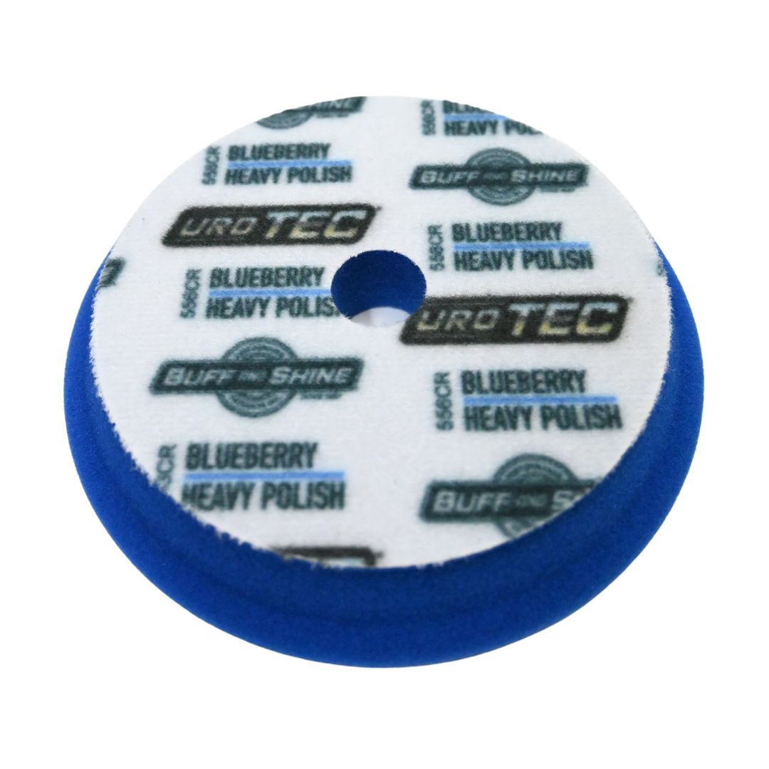 Buff and Shine NEW Uro-Tec™ - Dark Blue AIO/Heavy Polish pad-POLISHING PAD-Buff and Shine-5 Inch New Sculpted Contour Edge-Detailing Shed