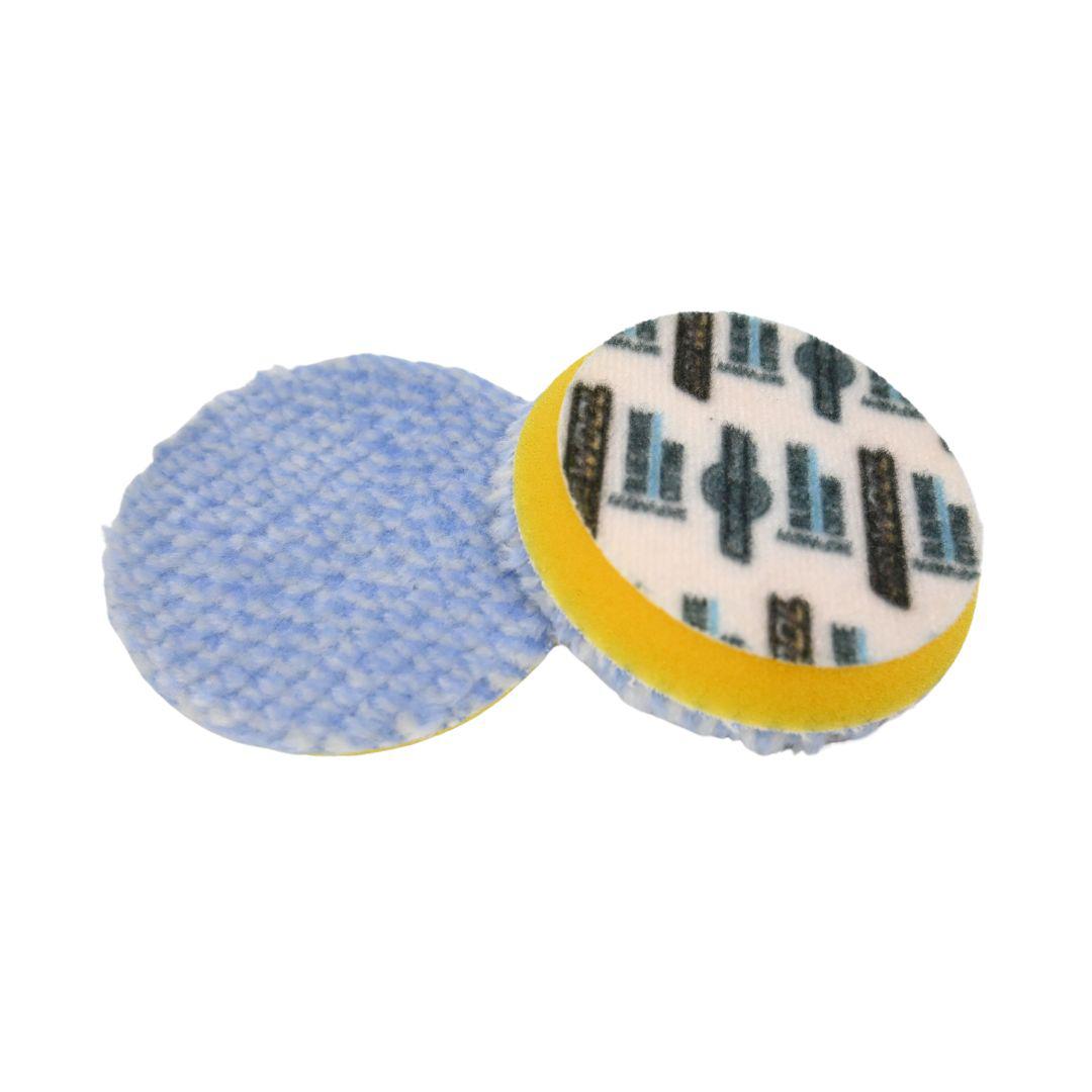 Buff and Shine Cutting Blue/White 100% Knitted Wool, Foam Interface (3/5/6Inch)-POLISHING PAD-Buff and Shine-3 Inch (2 Pack)-Detailing Shed