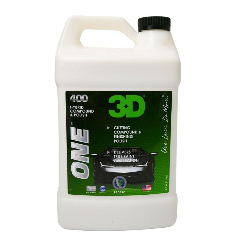 3D One Hybrid Compound Polish-Vehicle Waxes, Polishes & Protectants-3D Car Care-3.78L-Detailing Shed