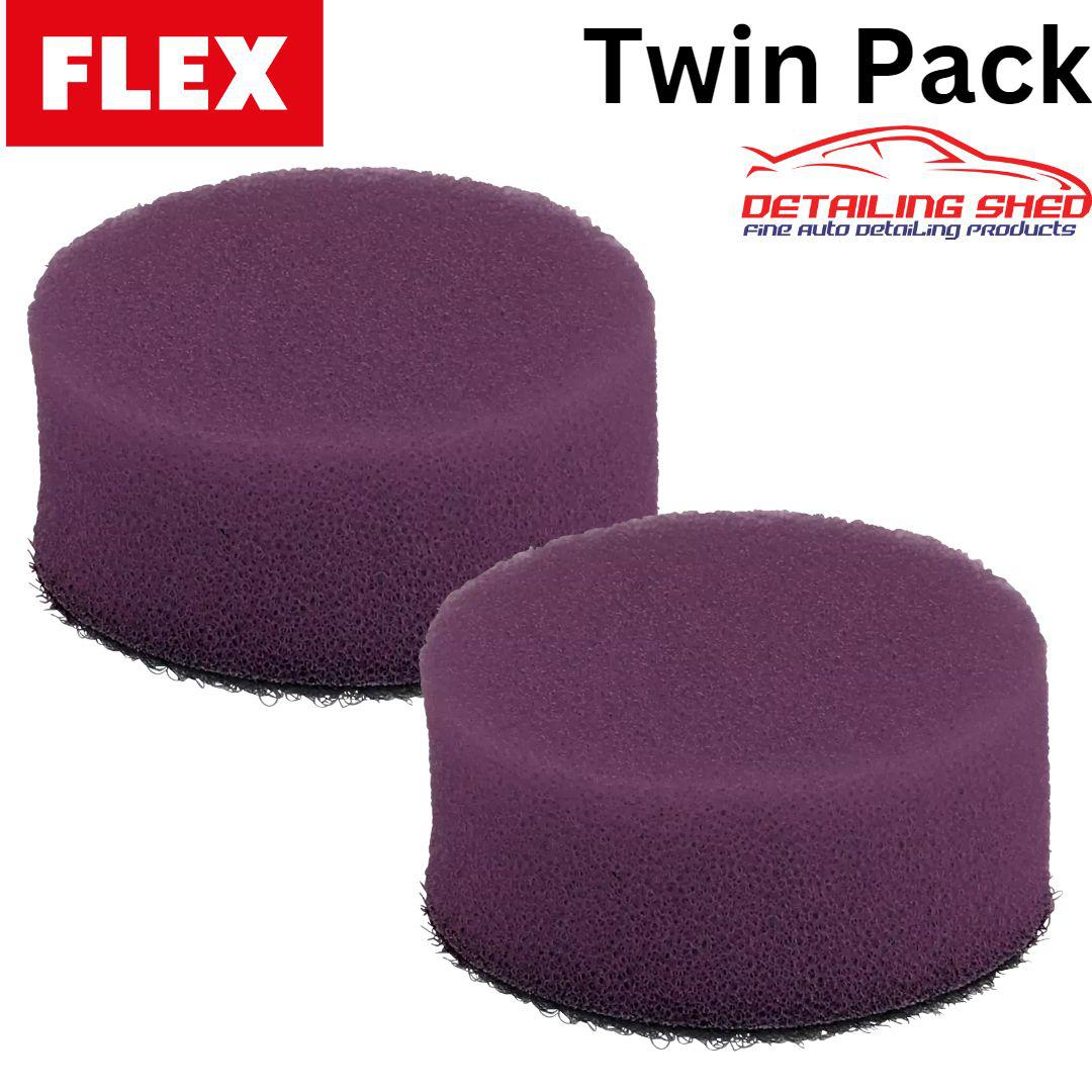 FLEX Polishing Pad Maroon Hard Suits PXE80 Polisher 2 Pack (40mm or 80mm)-Polishing Pads-FLEX AU-40mm (2Pack)-Detailing Shed