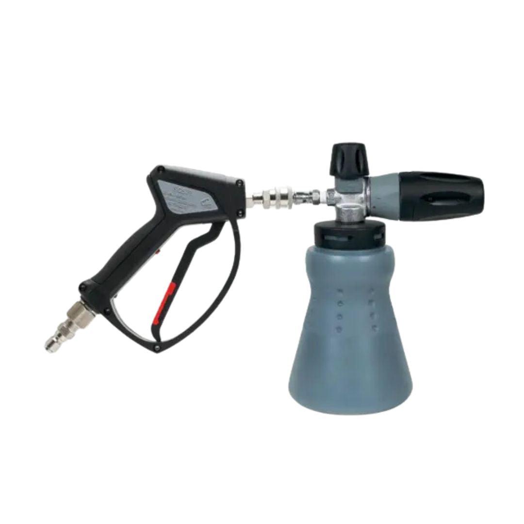 MTM HYDRO SPRAY GUN &amp; FOAM CANNON PRO KIT QC with SS swivel-Pressure Washer Spray Gun-MTM Hydro-PREMIUM MAGNUM 28 GUN &amp; FOAMER KIT + QC Kranzle Connector-Detailing Shed