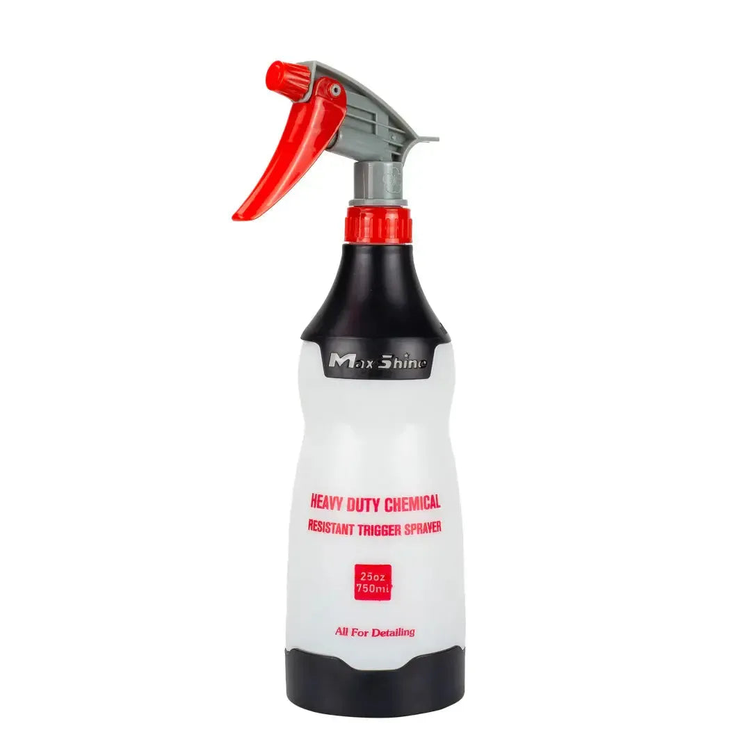 Maxshine Heavy Duty Chemical Resistant Bottle & Trigger Sprayer 750ml-Trigger Sprayer-Maxshine-Black-Detailing Shed