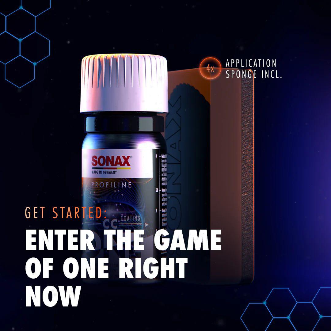 SONAX PROFILINE CC One Ceramic Coating Kit DIY Durability 15Months-Ceramic Coating-SONAX-50ml Kit-Detailing Shed