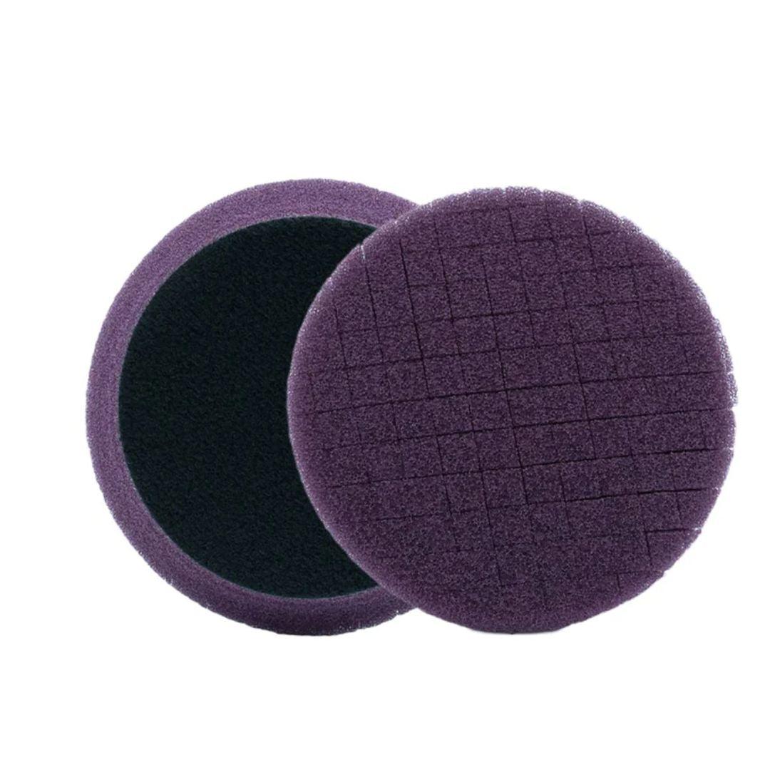 3D Dark Purple Heavy Cut Foam Pad-Polishers &amp; Buffers-3D Car Care-3.5 inch Spider-Cut (2 Pack)-Detailing Shed