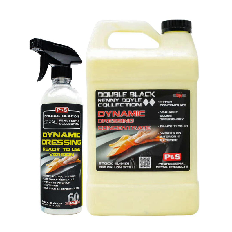 P&S DYNAMIC DRESSING Double Black for Tyre/Trim/Engine-Waterless Wash-P&S Detail Products-Detailing Shed