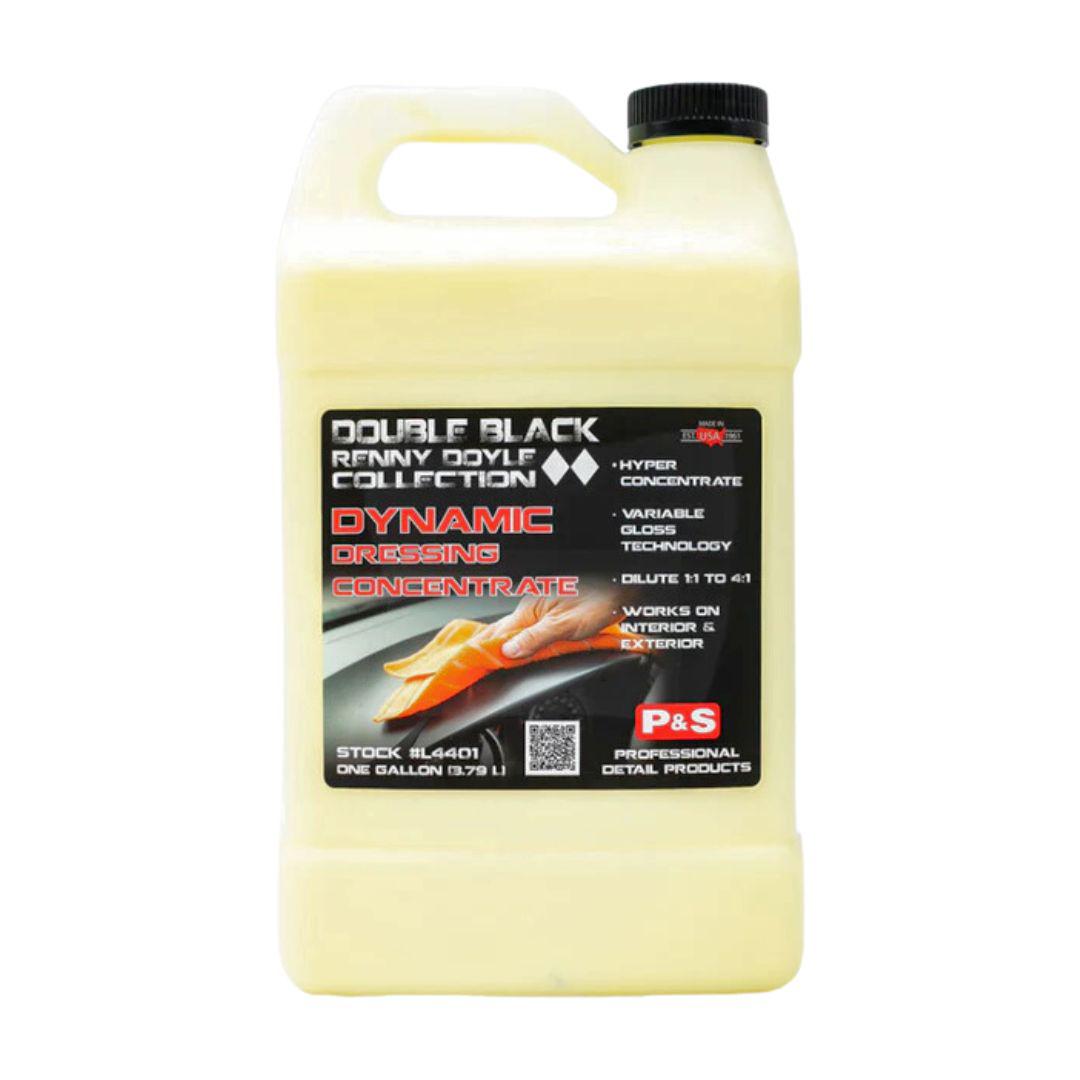 P&amp;S DYNAMIC DRESSING Double Black for Tyre/Trim/Engine-Waterless Wash-P&amp;S Detail Products-3.8L-Detailing Shed