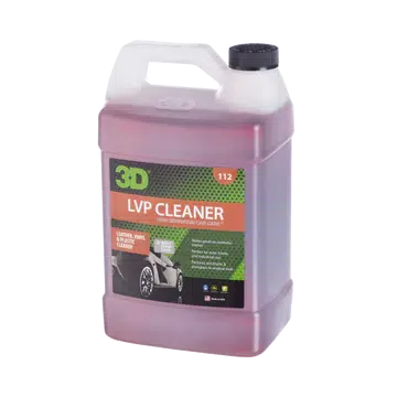 3D LVP Leather, Vinyl &amp; Plastic Cleaner (474ml/3.78L)-Vehicle Waxes, Polishes &amp; Protectants-3D Car Care-3.78L-Detailing Shed