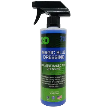 3D Magic Blue Dressing (474ml/3.78L)-Vehicle Waxes, Polishes &amp; Protectants-3D Car Care-474ml-Detailing Shed