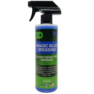 3D Magic Blue Dressing (474ml/3.78L)-Vehicle Waxes, Polishes & Protectants-3D Car Care-474ml-Detailing Shed
