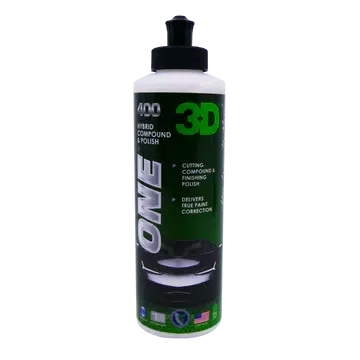 3D One Hybrid Compound Polish (250ml/946ml)-Vehicle Waxes, Polishes &amp; Protectants-3D Car Care-250ml-Detailing Shed