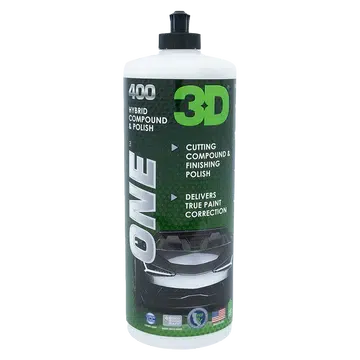 3D One Hybrid Compound Polish (250ml/946ml)-Vehicle Waxes, Polishes &amp; Protectants-3D Car Care-946ml-Detailing Shed