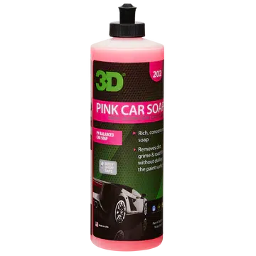 3D Pink Car Soap (474ml/3.78L/20L)-Vehicle Waxes, Polishes & Protectants-3D Car Care-474ml-Detailing Shed