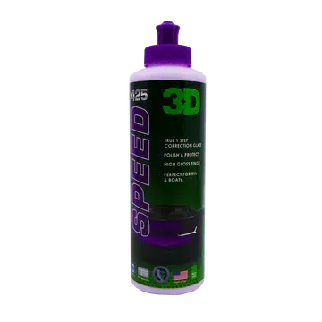 3D Speed AIO (All in One) Polishes + Wax (236ml/946ml)-Vehicle Waxes, Polishes & Protectants-3D Car Care-Detailing Shed