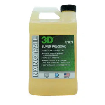 3D Super Pre-Soak ph12 (1.89L/4L)-Vehicle Waxes, Polishes &amp; Protectants-3D Car Care-4L-Detailing Shed