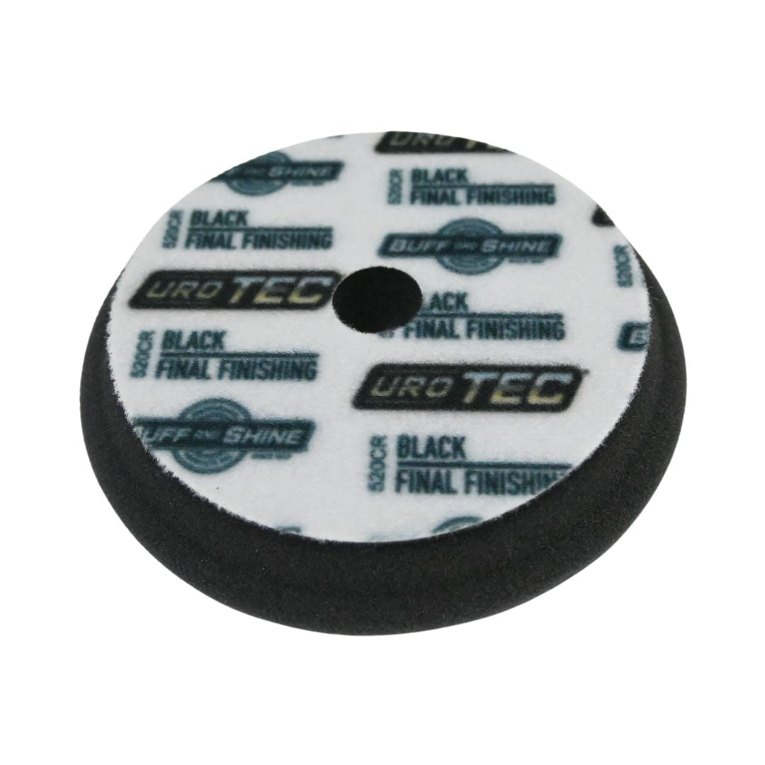 Buff and Shine Uro-Tec™ Black Finishing Foam Pad New Sculpted Contour Edge-POLISHING PAD-Buff and Shine-5 Inch New Sculpted Contour Edge-Detailing Shed