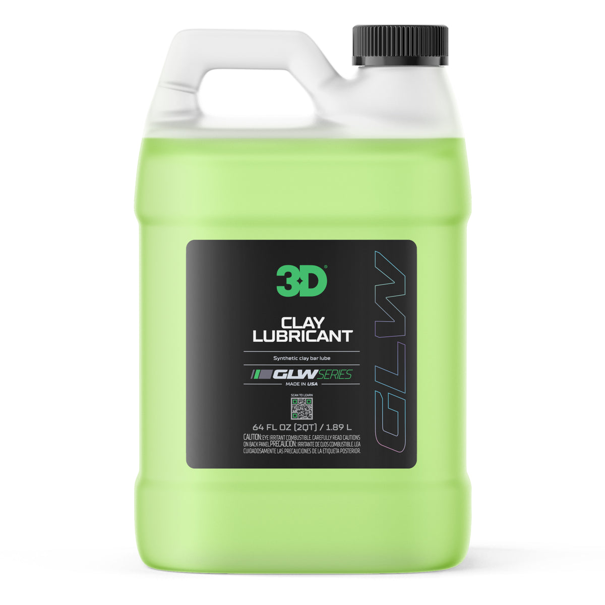 3D GLW Series Clay Lubricant-Clay Lube-3D Car Care-1.9L-Detailing Shed