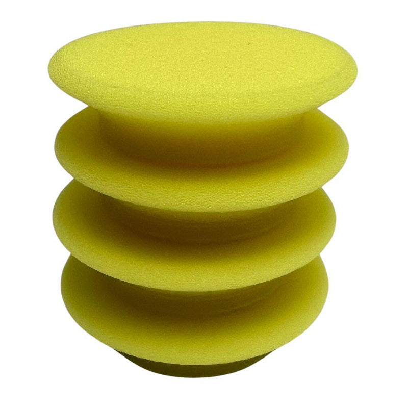 Buff and Shine Uro-Tec Yellow Polishing/finishing Foam Pad-POLISHING PAD-Buff and Shine-New Sculpted Contour Edge-2 Inch (4 Pack)-Detailing Shed
