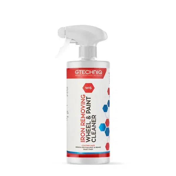 GTECHNIQ W6 Iron Removing Wheel &amp; Paint Cleaner-Iron Remover-GTECHNIQ-500ml-Detailing Shed