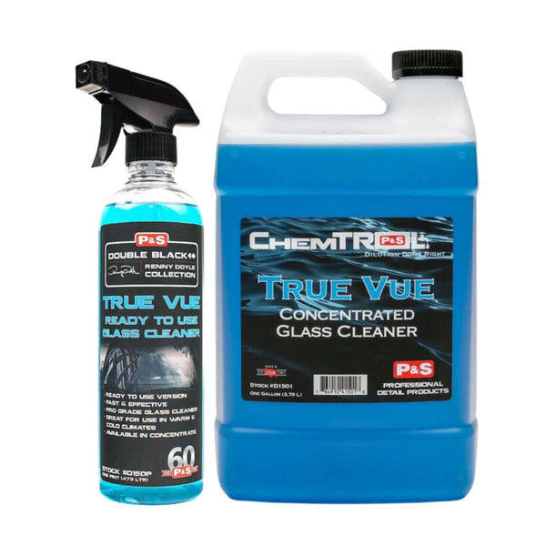 P&S True Vue Glass Cleaner Tint Safe Professional-Waterless Wash-P&S Detail Products-Detailing Shed