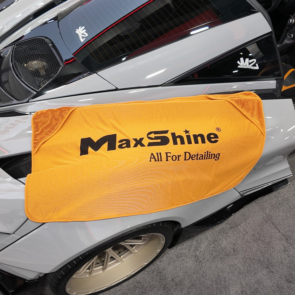 Maxshine Twisted Loop Microfiber Car Towel with Pockets 800GSM