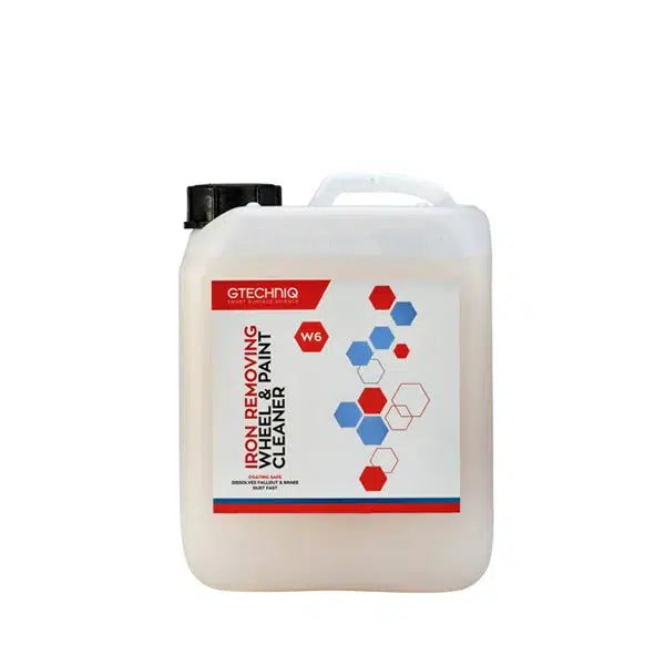 GTECHNIQ W6 Iron Removing Wheel &amp; Paint Cleaner-Iron Remover-GTECHNIQ-5L-Detailing Shed