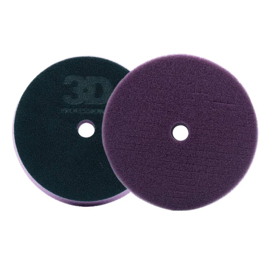 3D Dark Purple Heavy Cut Foam Pad-Polishers &amp; Buffers-3D Car Care-Detailing Shed