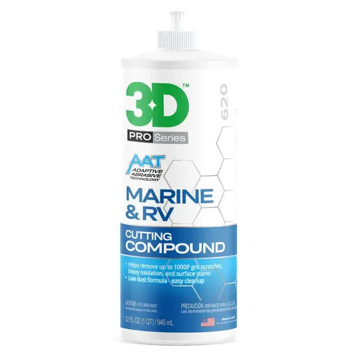 3D Marine & RV Cutting Compound-Marine Cutting Compound-3D Car Care-946ml-Detailing Shed
