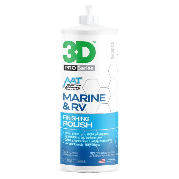 3D Marine & RV Finishing Polish-Marine Finishing Polish-3D Car Care-946ml-Detailing Shed