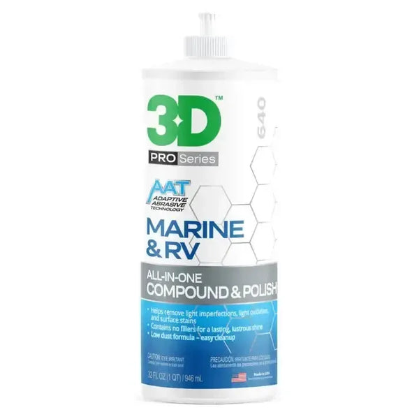 3D Marine 3 Step Compound Kit - Detailing Shed