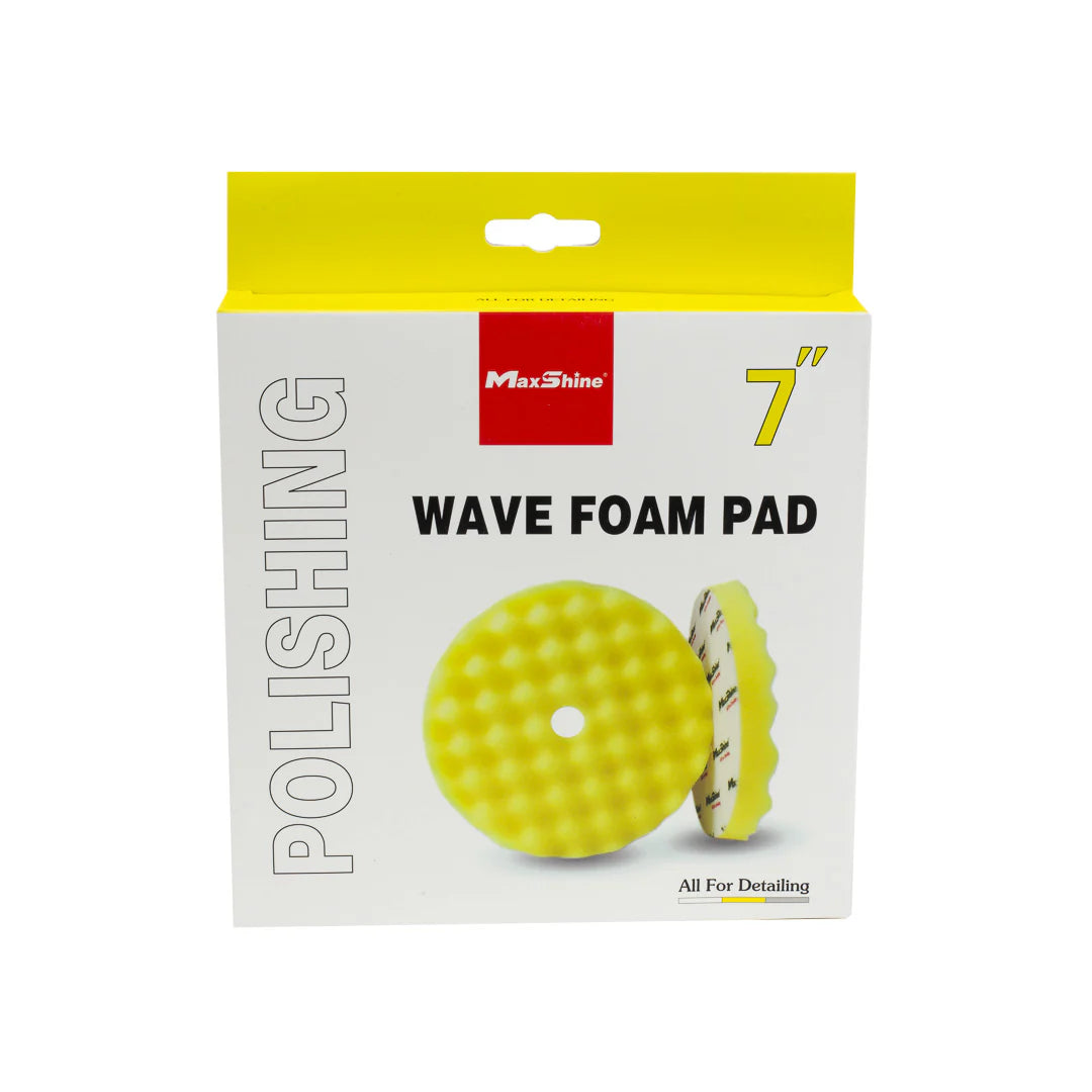 Maxshine Rotary Wave Foam Pads 7 Inch | For M1300