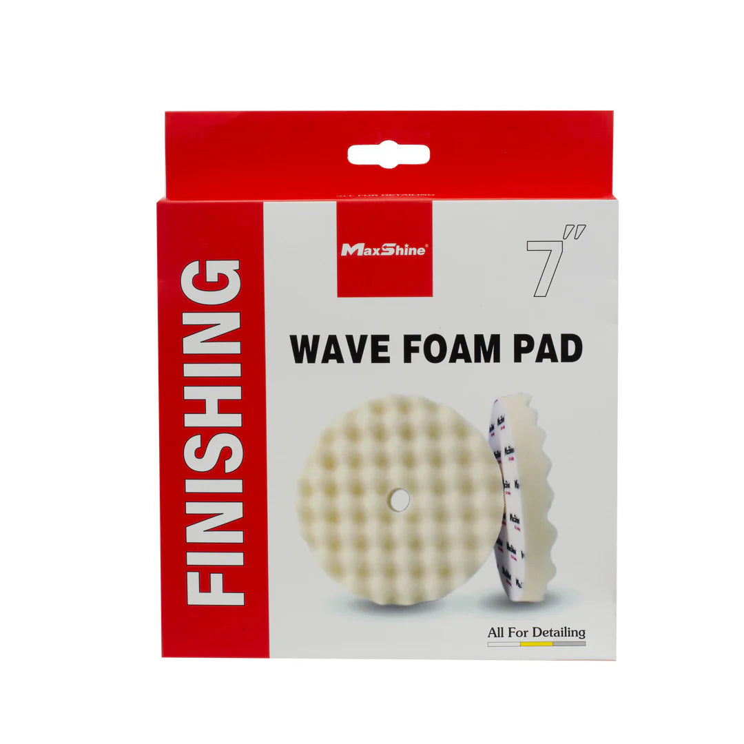 Maxshine Rotary Wave Foam Pads 7 Inch | For M1300