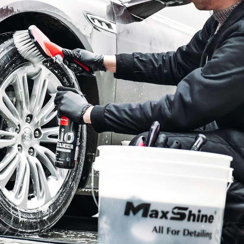 Maxshine Wheel and Tire Scrub Brush Heavy duty-Tyre Brush-Maxshine-Detailing Shed