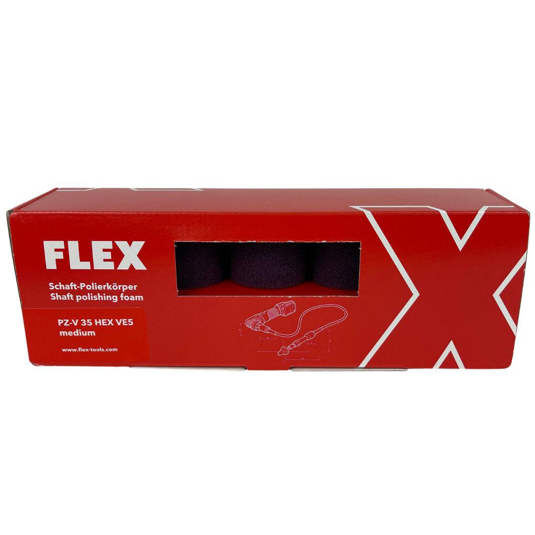 FLEX Polishing Sponge for FS140 Flexible Shaft Polisher - 5 Pack-FLEX Polishers - Germany-Detailing Shed