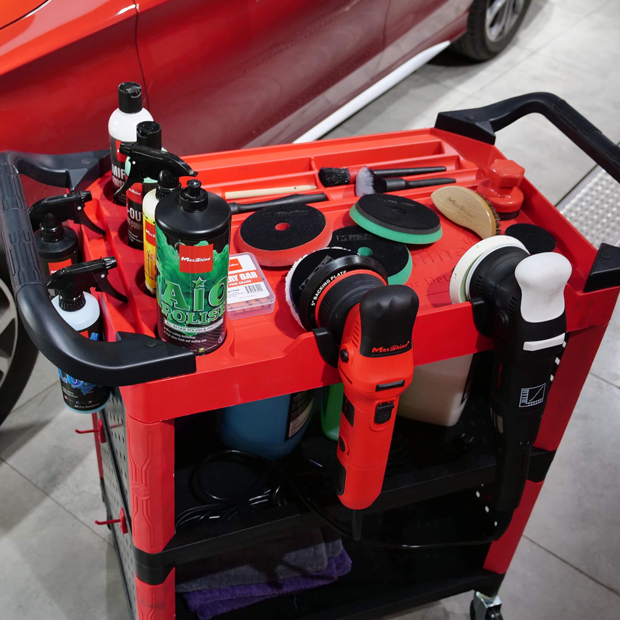 Maxshine Premium Heavy Duty Detailing Cart Trolley - Detailing Shed