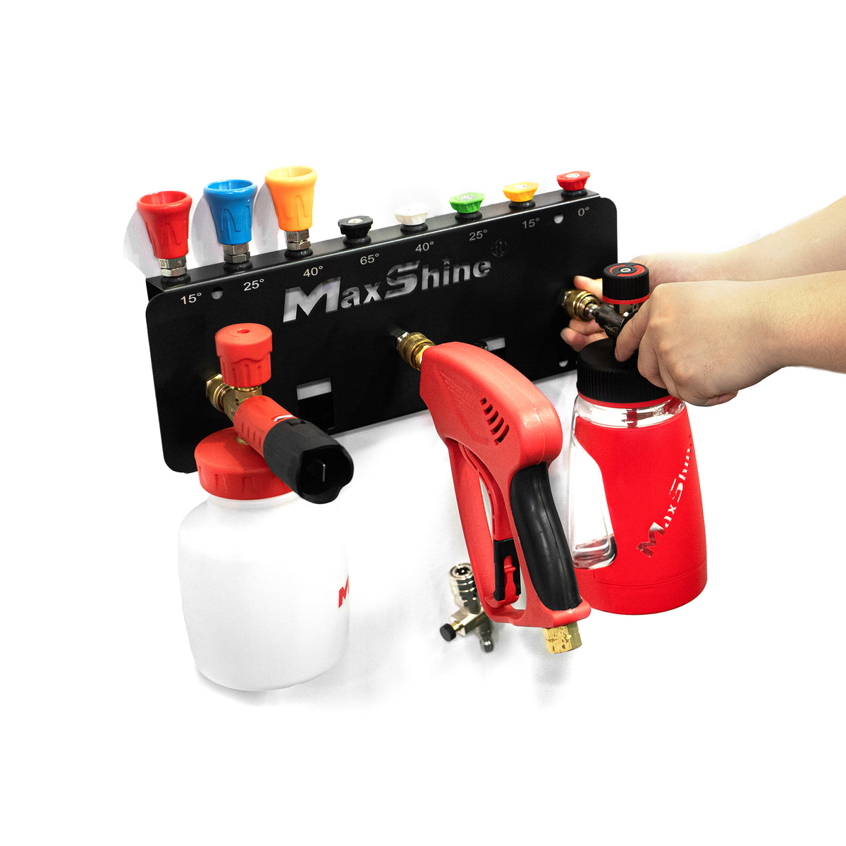 Maxshine Foam Cannon Wall Mount &amp; Nozzle Holder-Maxshine-Holder-Detailing Shed