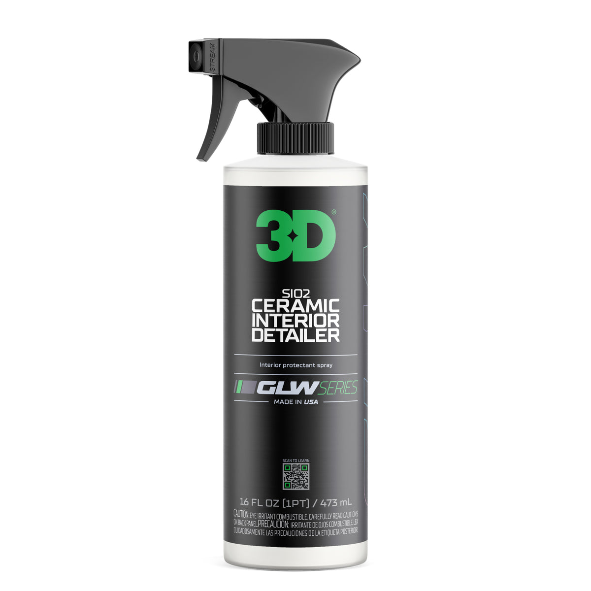 3D GLW Series SiO2 Ceramic Interior Detailer-Interior Detailer-3D Car Care-473ml-Detailing Shed