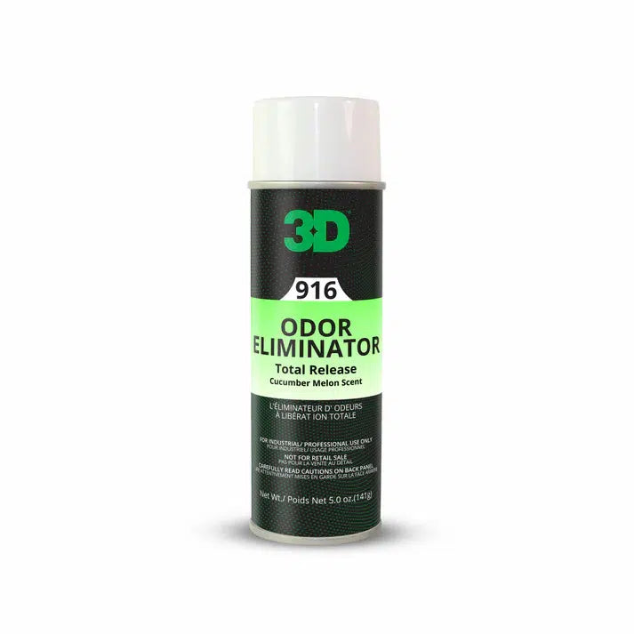 Odor Eliminator Total Release 5oz. 142g Aerosol-3D Car Care-Cucumber Melon-Detailing Shed