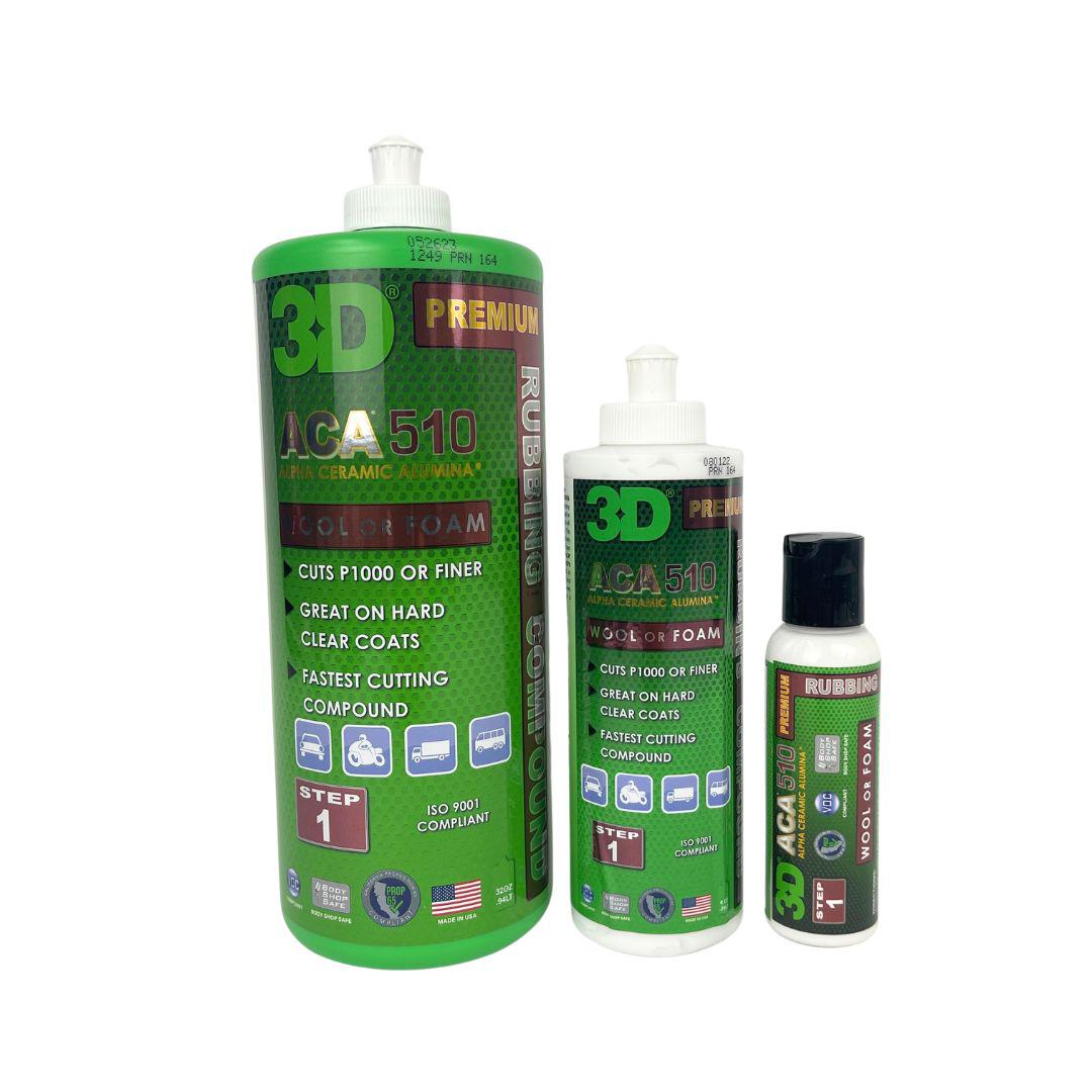 3D ACA 510 X-Tra Cut Premium Compound (236ml/946ml)-Heavy Cut Compound-3D Car Care-946ml-Detailing Shed