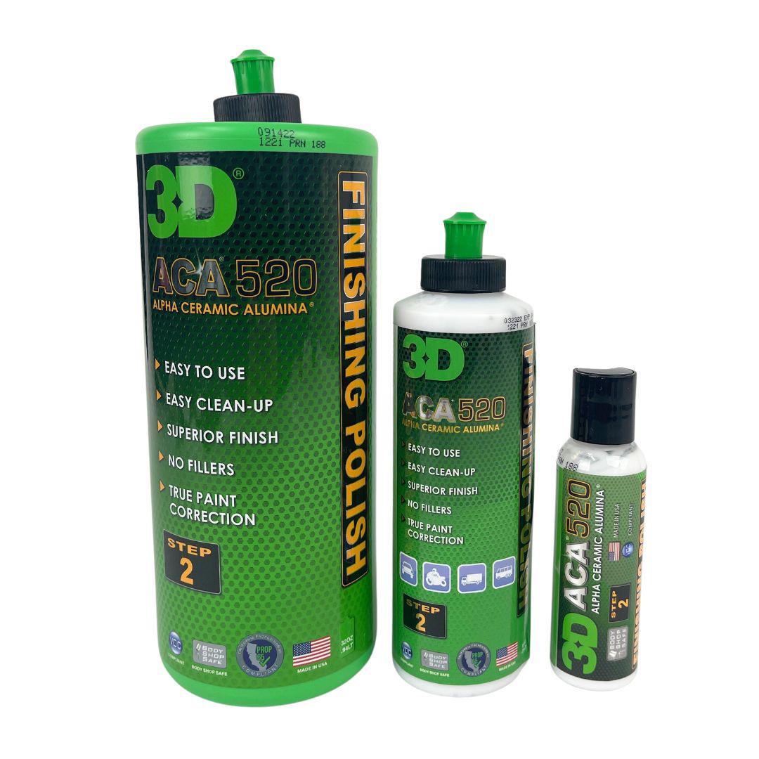 3D ACA 520 Finishing Polish (60ml/236ml/946ml)-Vehicle Waxes, Polishes &amp; Protectants-3D Car Care-Detailing Shed