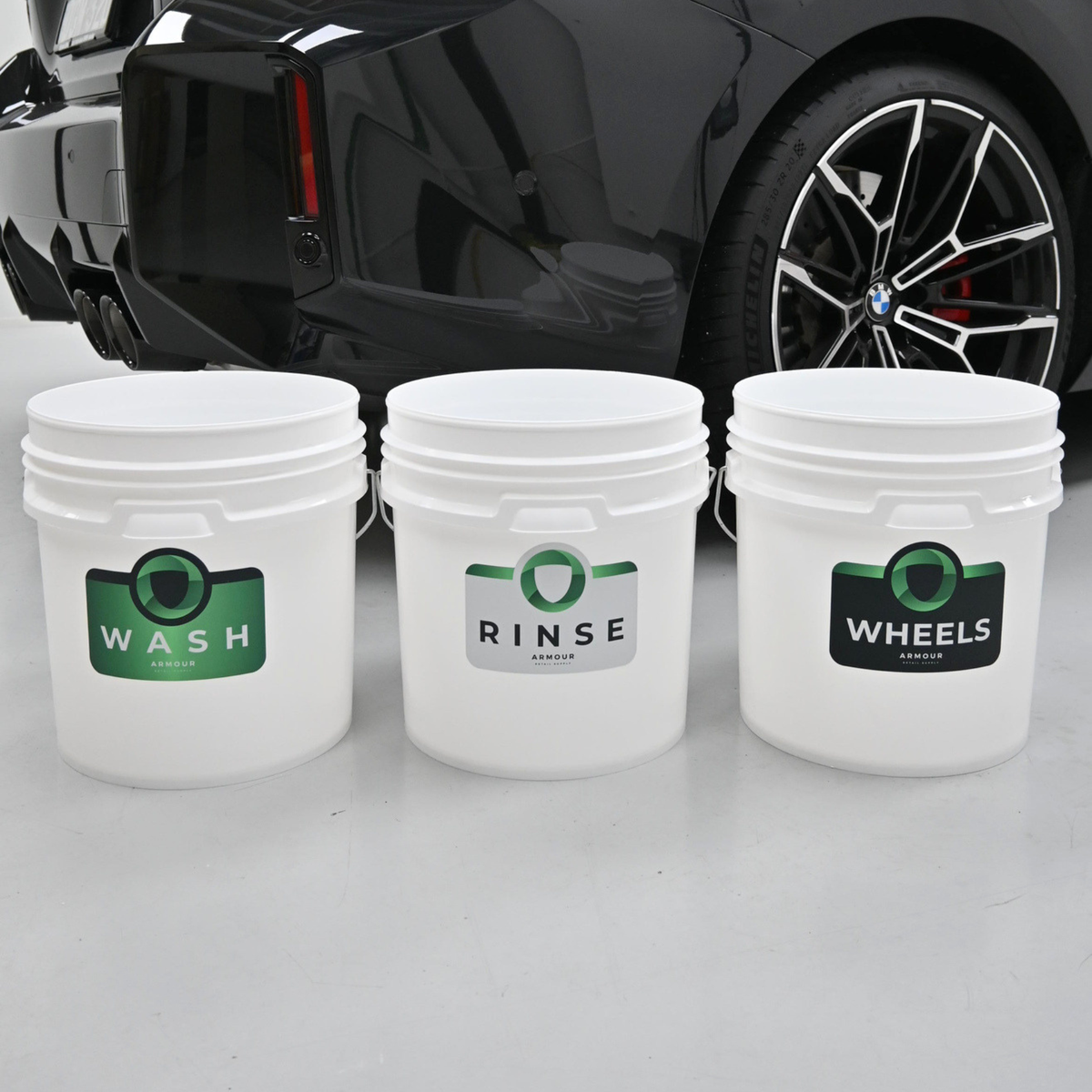 ARMOUR Detail Supply Premium Wash Bucket with Vinyl Label