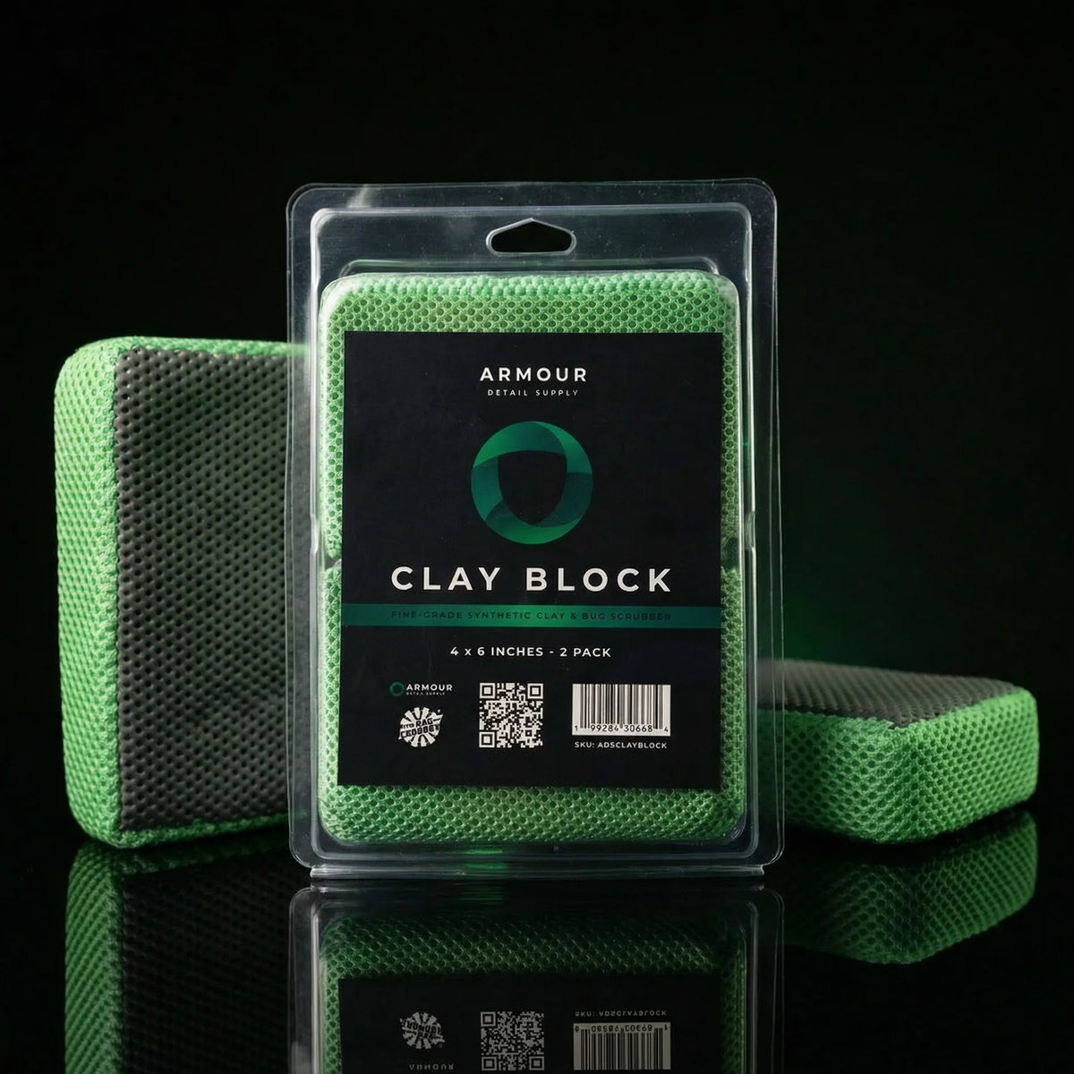ARMOUR Detail Supply Clay Block & Bug Scrubber