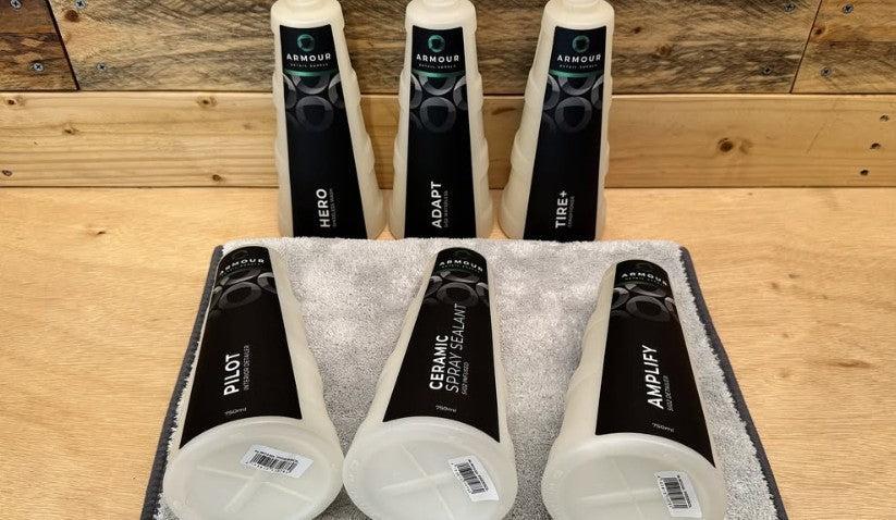 ARMOUR Detail Supply Pressol ProSeries Labels - Front & Back Set-Labels-ARMOUR Detail Supply-Detailing Shed