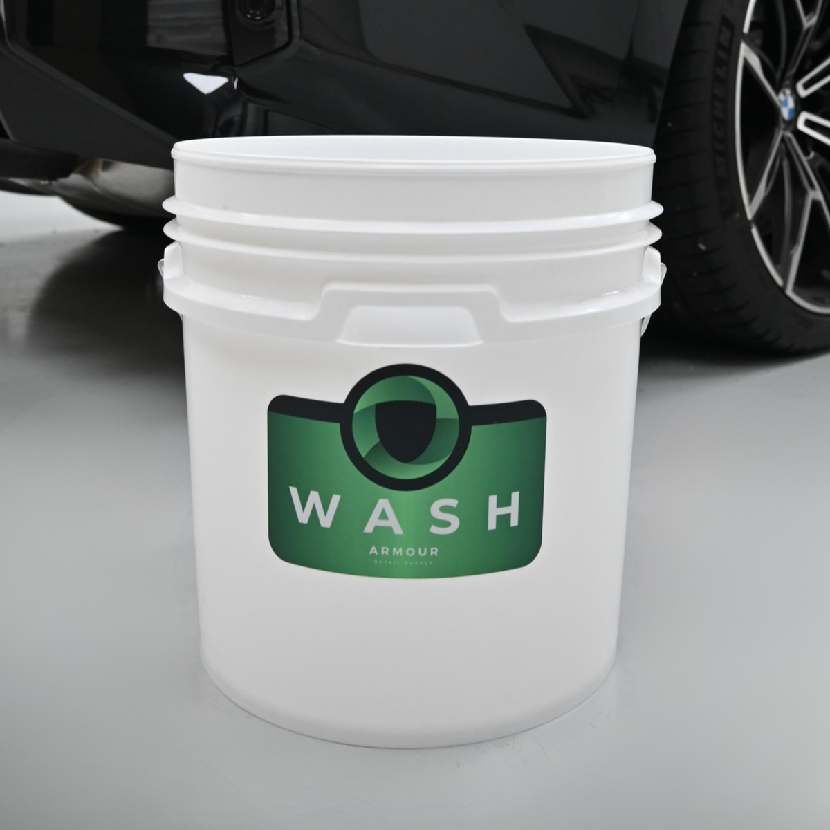 ARMOUR Detail Supply Premium Wash Bucket with Vinyl Label