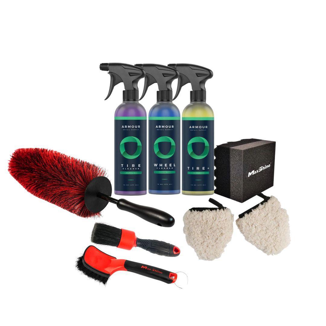 Armour Detail Supply Wheel and Tire Clean Protect Kit-Wheel Bundle-ARMOUR Detail Supply-473ml-Add Tyre Shine-Detailing Shed